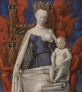 Jean Fouquet Madonna and Chile (mk08) oil on canvas